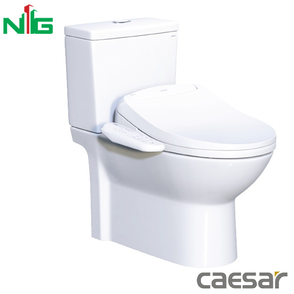 Bồn Cầu Nắp Rửa Điện Tử CAESAR CD1340 + TAF400H