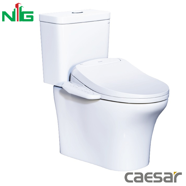 Bồn Cầu Nắp Điện Tử CAESAR CD1341 + TAF400H