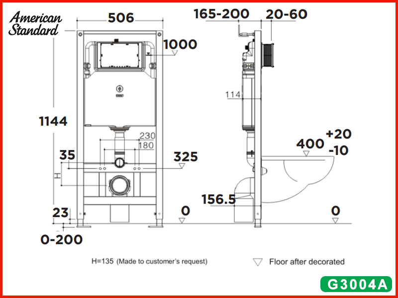ban-ve-ky-thuat-ket-nuoc-am-tuong-american-standard-g3004a