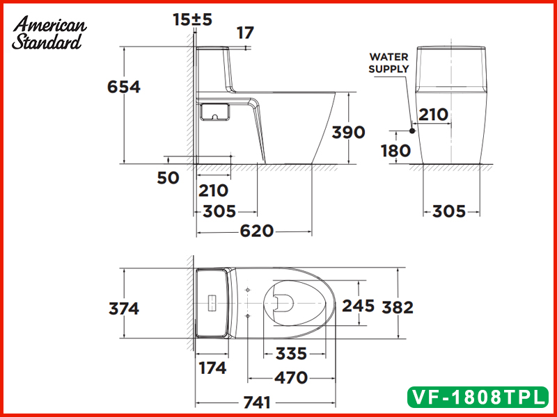 ban-ve-ky-thuat-bon-cau-nap-dien-tu-american-standard-vf-1808tpl