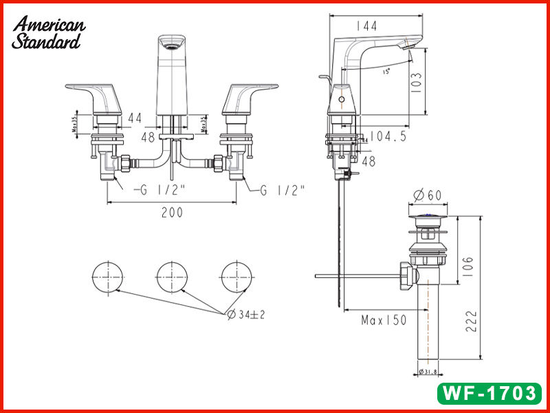 ban-ve-ky-thuat-voi-lavabo-3-lo-american-standard-wf-1703