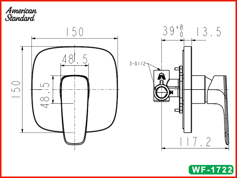 ban-ve-ky-thuat-bo-tron-nong-lanh-am-tuong-american-standard-wf-1722