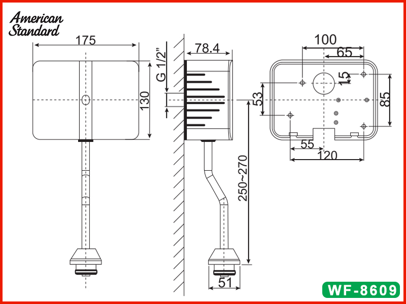 ban-ve-ky-thuat-van-xả-bon-tieu-cam-ung-american-standard-wf-8609