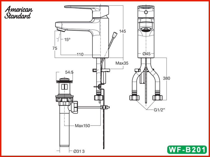 ban-ve-ky-thuat-voi-lavabo-nong-lanh-american-standard-wf-b201