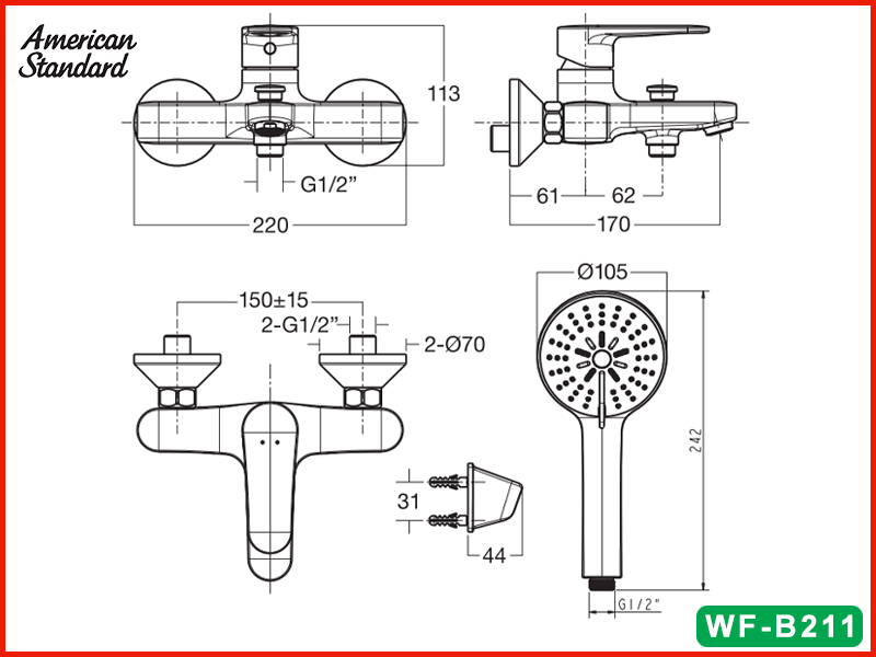 ban-ve-ky-thuat-voi-sen-nong-lanh-american-standard-wf-b211