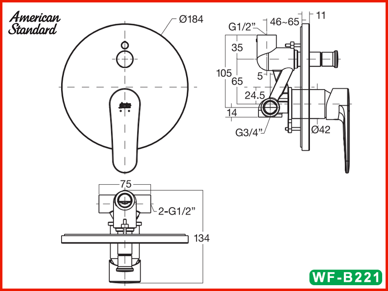 ban-ve-ky-thuat-bo-tron-nong-lanh-am-tuong-american-standard-wf-b221