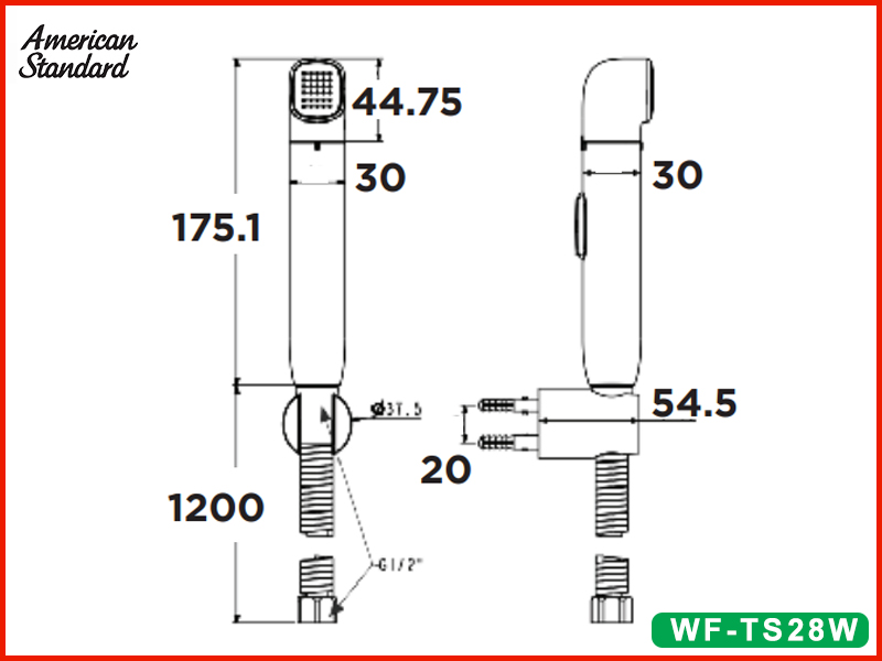 ban-ve-ky-thuat-voi-xit-ve-sinh-american-standard-wf-ts28w