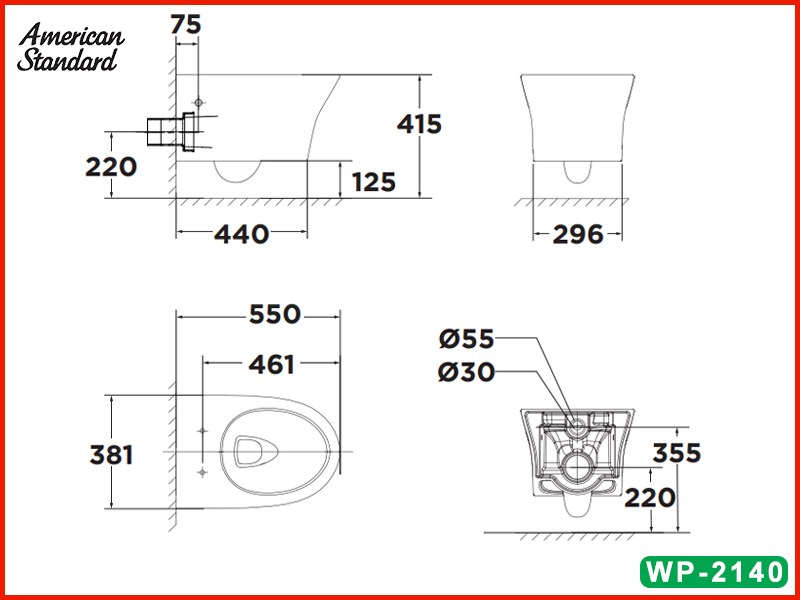 ban-ve-ky-thuat-bon-cau-treo-tuong-american-standard-wp-2140