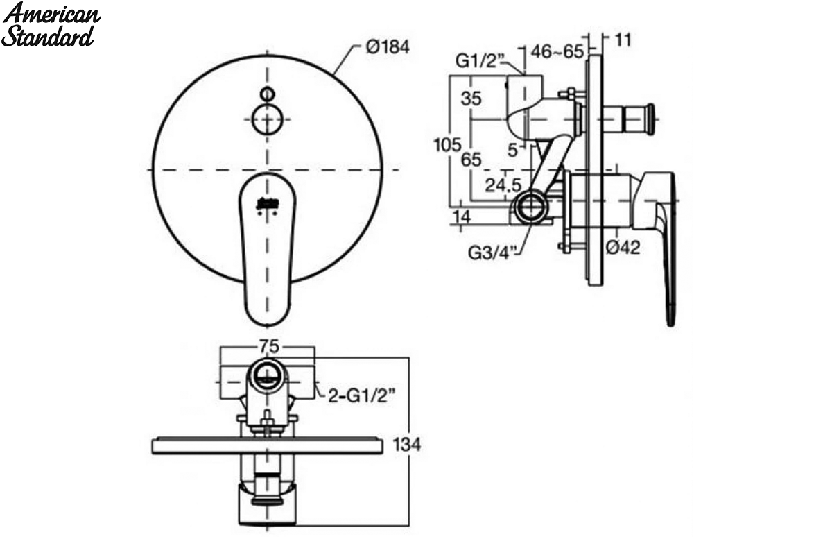ban-ve-ky-thuat-bo-tron-nong-lanh-am-tuong-american-standard-wf-b221