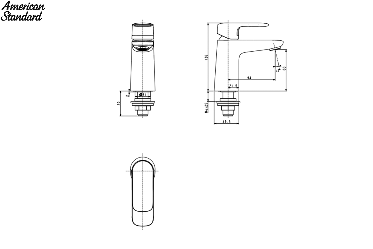 ban-ve-ky-thuat-voi-lavabo-lanh-american-standard-wf-1m06