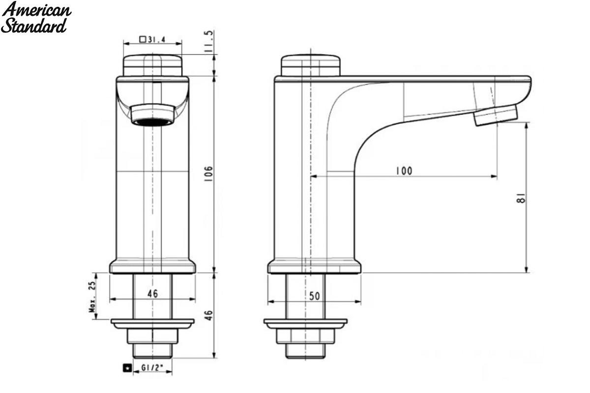 ban-ve-ky-thuat-voi-lavabo-lanh-american-standard-wf-t823w