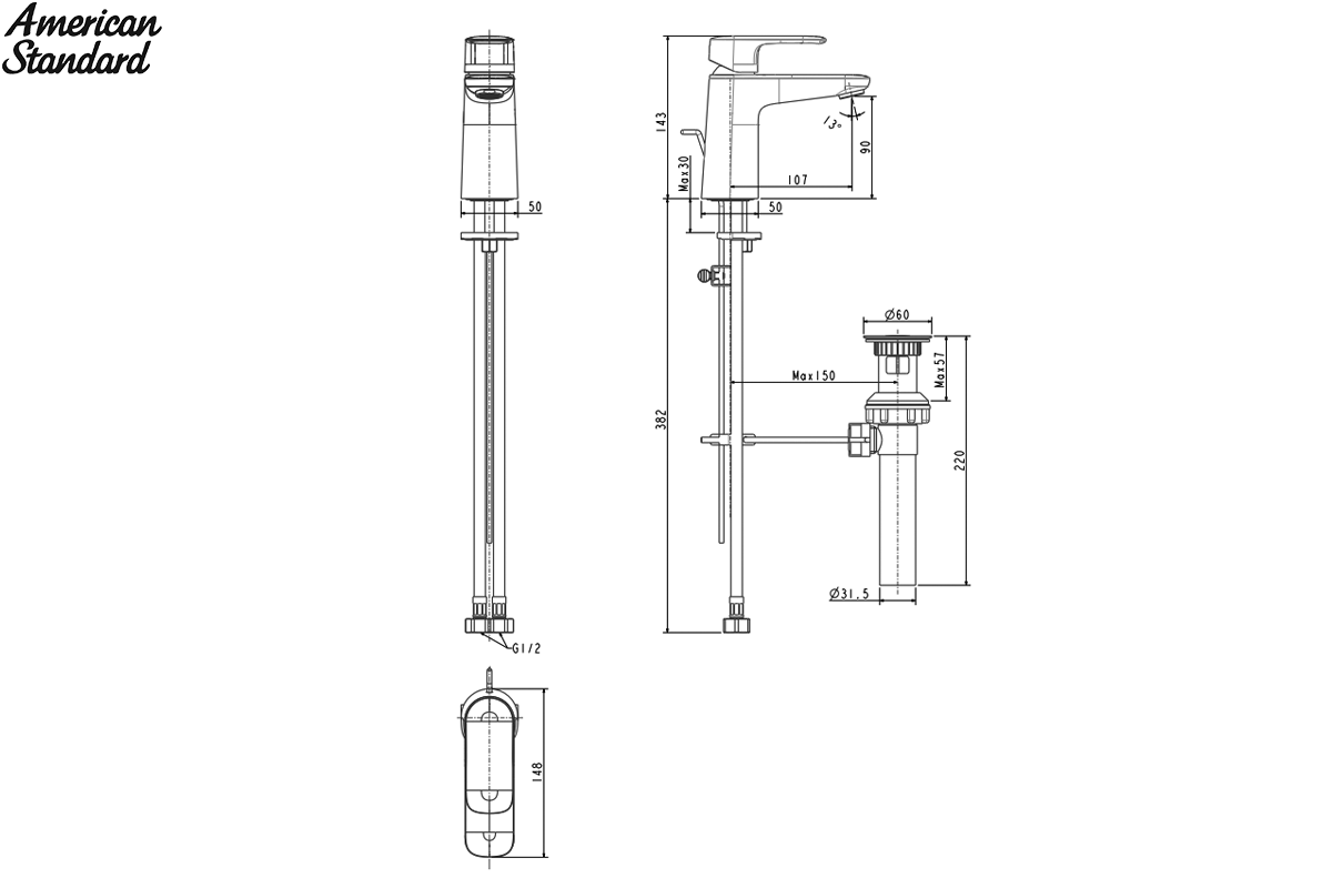 ban-ve-ky-thuat-voi-lavabo-nong-lanh-american-standard-loven-wf-1m01