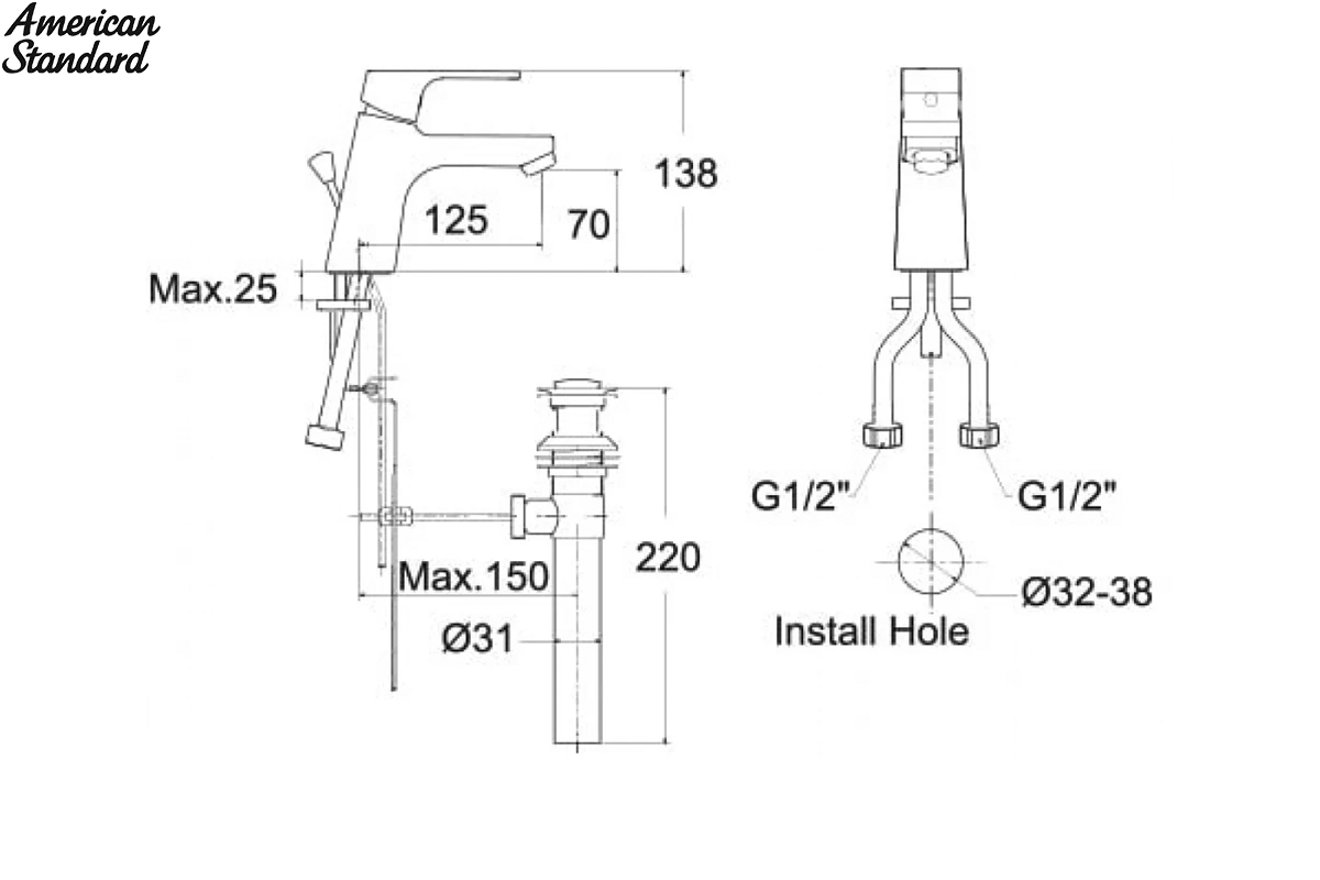 ban-ve-ky-thuat-voi-lavabo-nong-lanh-american-standard-wf-0401