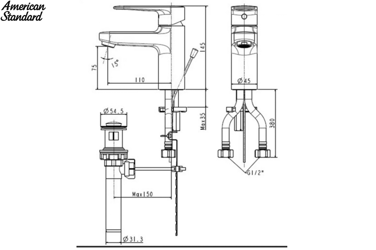 ban-ve-ky-thuat-voi-lavabo-nong-lanh-american-standard-wf-b201